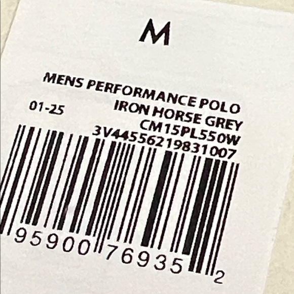 NWT CHAPS PERFORMANCE IRON HORSE GREY POLO
SIZE M - Picture 10 of 12